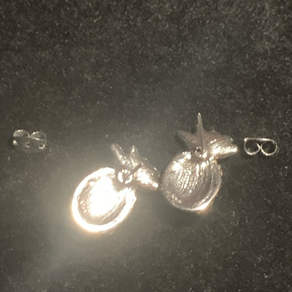 Cute Pineapple Studded Earrings Yellow Rhinestones Sparkling - Picture 3 of 5